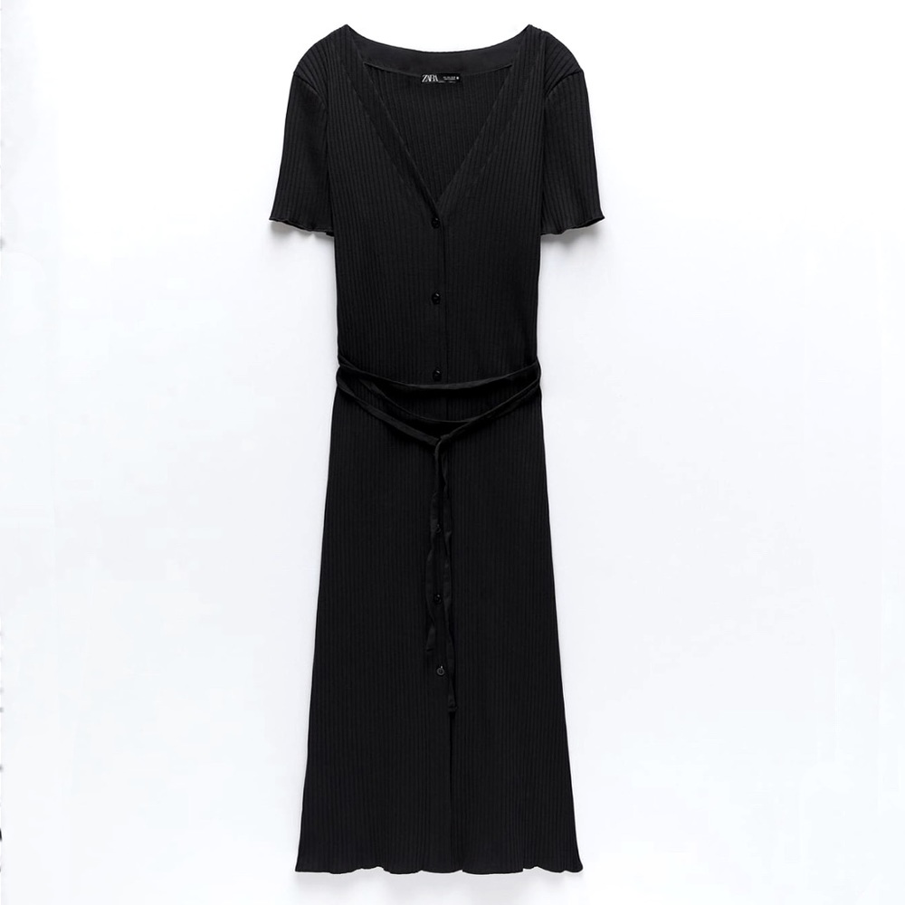 RIBBED DRESS